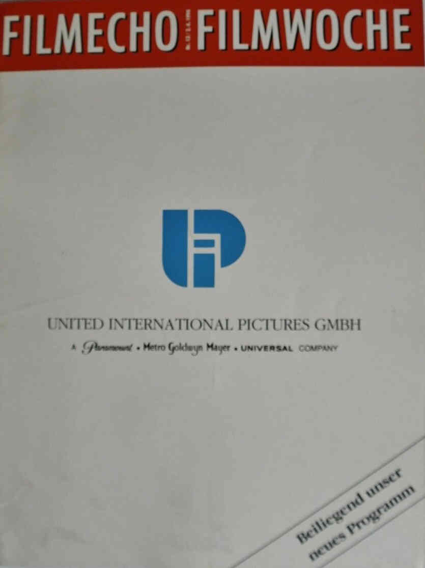 FILM-ECHO FILMWOCHE magazine side cover Issue 13 1 April 1994