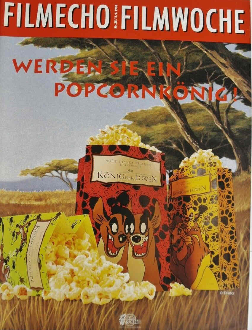 FILM-ECHO FILMWOCHE magazine side cover Issue 35 2 September 1994