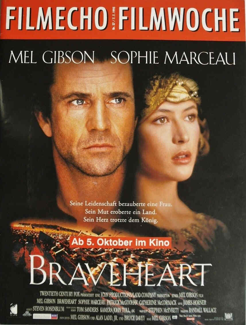 FILM-ECHO FILMWOCHE magazine side cover Issue 27 7 July 1995