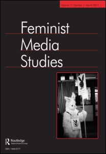 FEMINIST MEDIA STUDIES magazine side cover Spring 2011