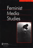 FEMINIST MEDIA STUDIES magazine side cover March 2014