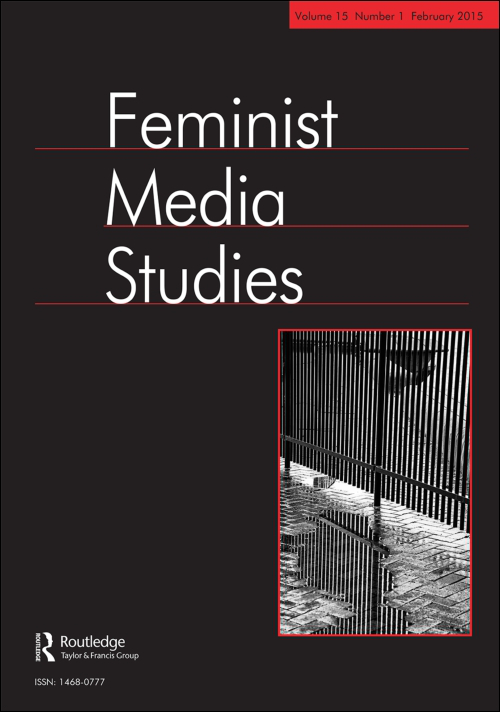 FEMINIST MEDIA STUDIES magazine side cover  Vol 15 No 1 February 2015