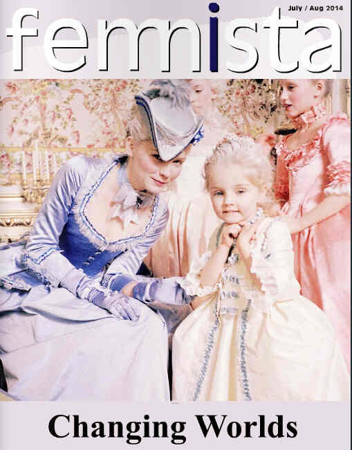 FEMNISTA magazine side cover July/August 2014