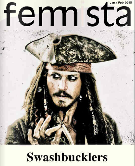 FEMNISTA magazine side cover January/February 2015