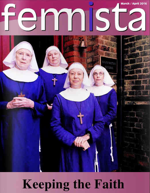 FEMNISTA magazine side cover March/April 2016