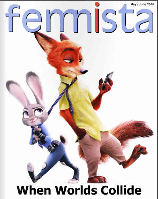 FEMNISTA magazine side cover May/June 2016