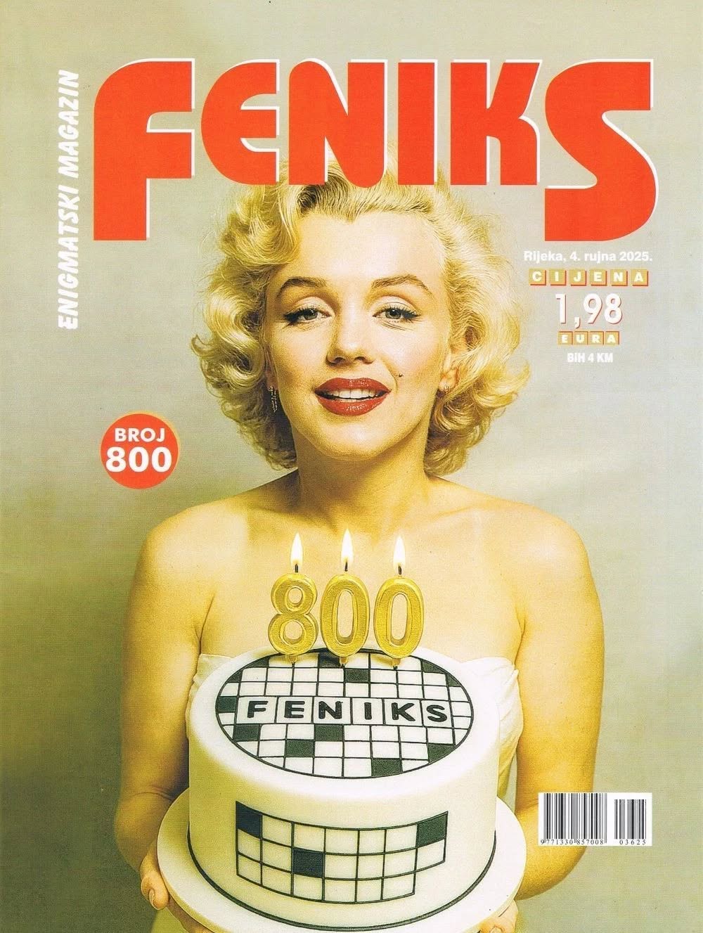 FENIKS magazine side cover Issue 800 4 September 2025