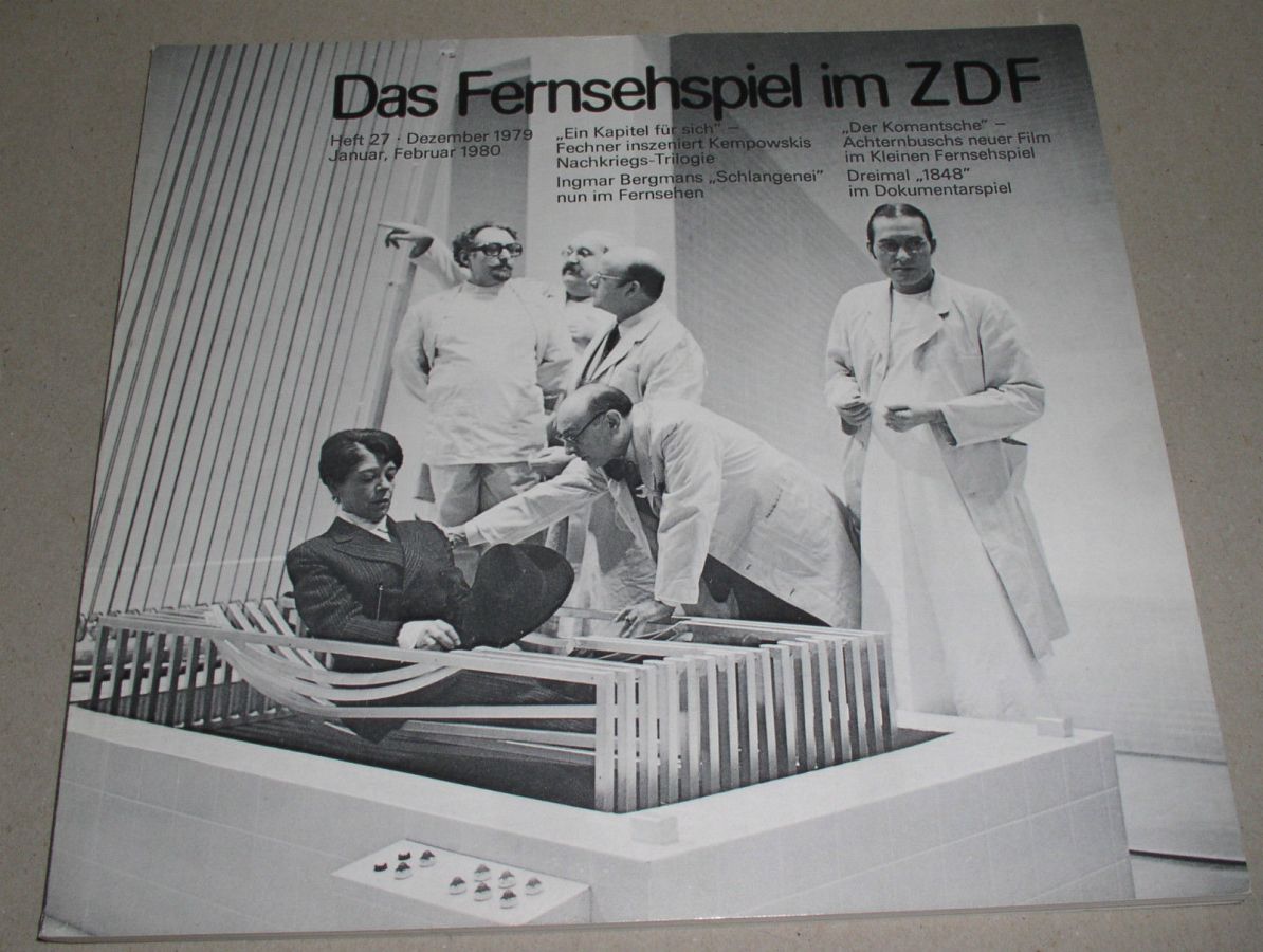 DAS FERNSEHSPIEL IM ZDF magazine side cover Issue 27  December 1979/ February 1980 