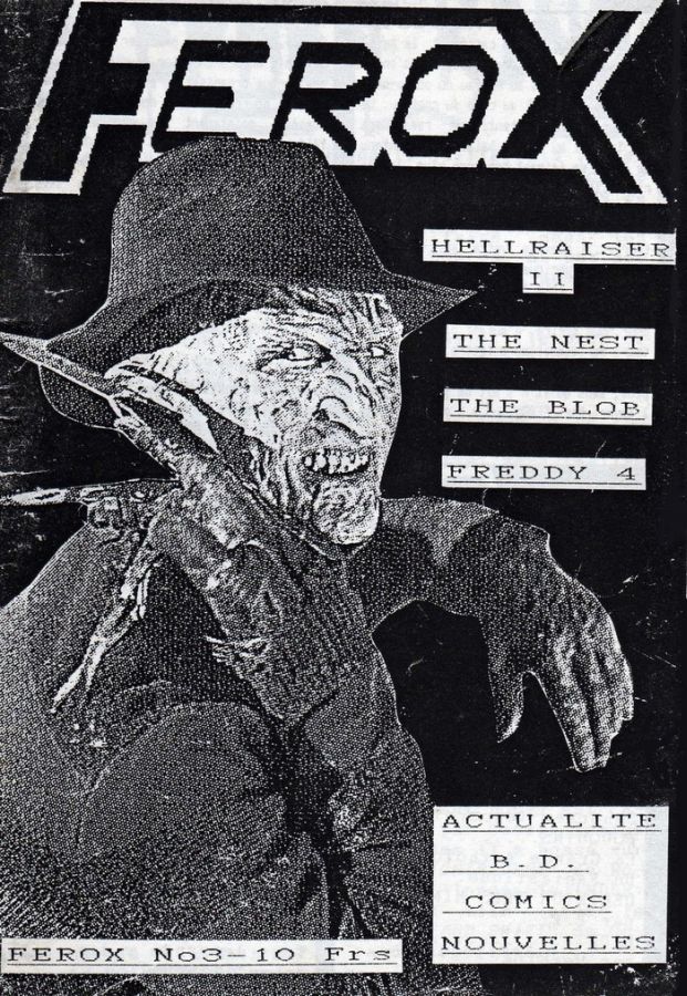 FEROX magazine side cover Issue 3   1989