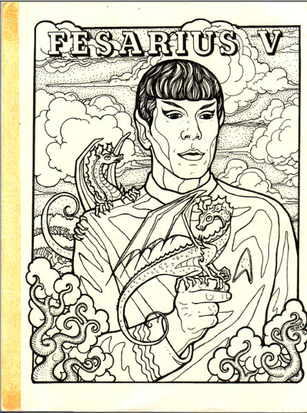 FESARIUS magazine side cover Issue 5  1982