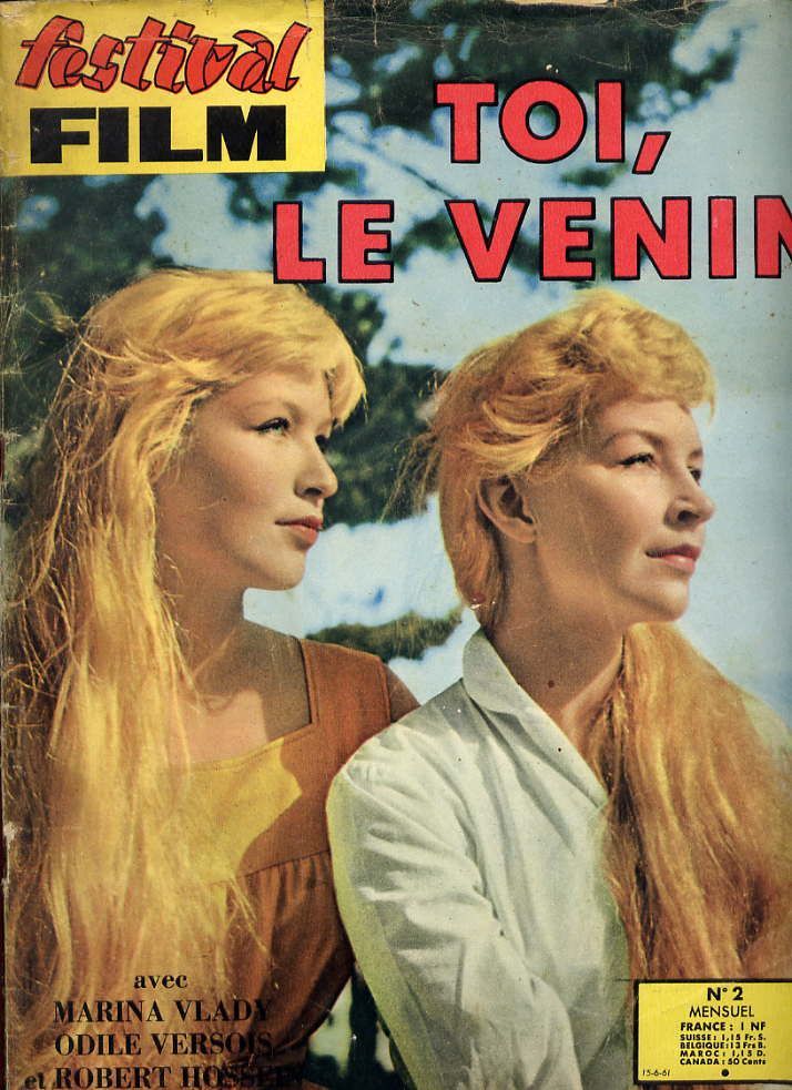 FESTIVAL FILM magazine side cover Issue 2  1961