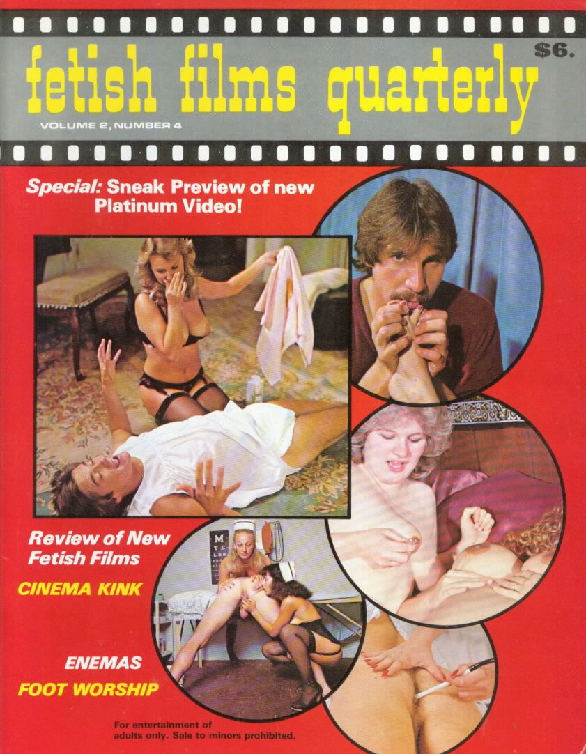 FETISH FILMS QUARTERLY magazine side cover  Vol 2 # 4  1983