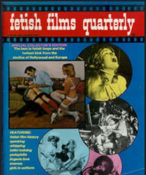FETISH FILMS QUARTERLY magazine side cover  Vol 1 # 2 Spring 1977