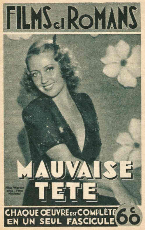 FILMS ET ROMANS magazine side cover Issue 71 15 February 1940