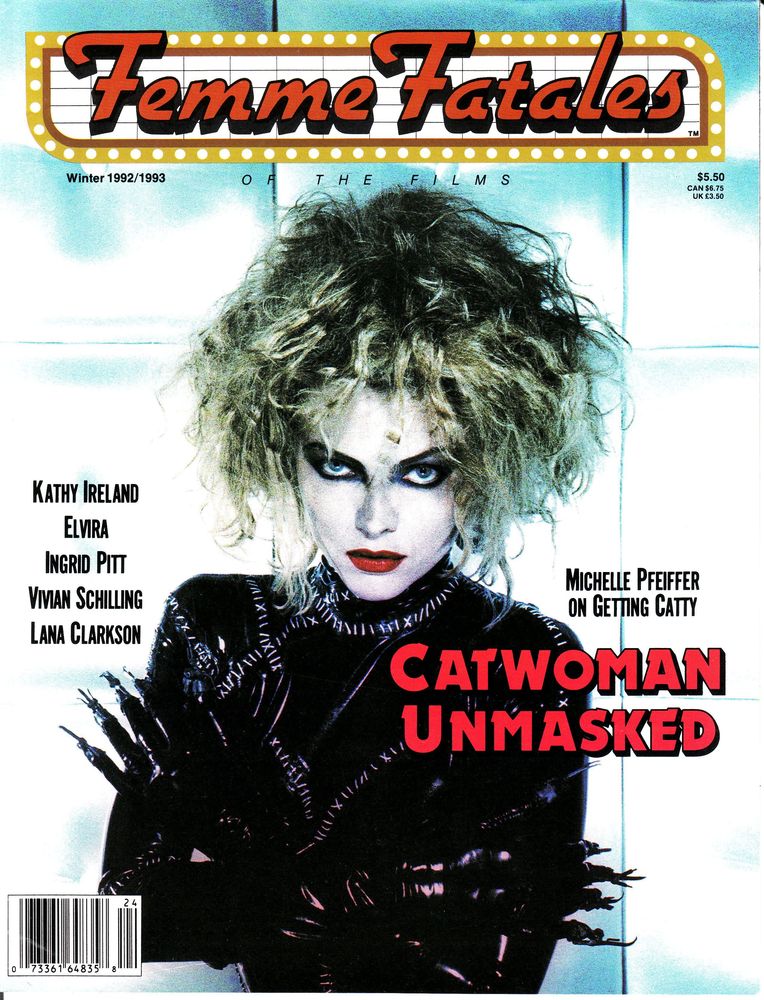 FEMME FATALES magazine side cover  Vol 1 #3  1992