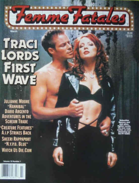 FEMME FATALES magazine side cover  Vol 10 #1  2001