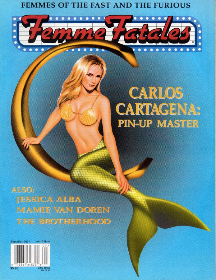 FEMME FATALES magazine side cover  Vol 10 #4  2001