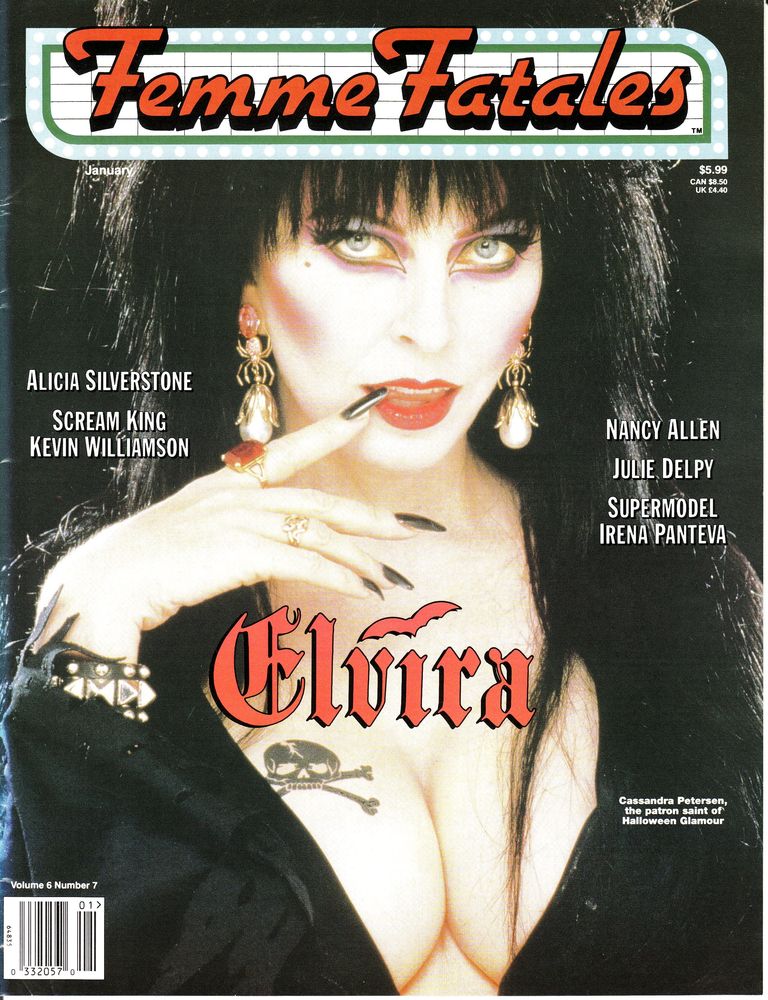 FEMME FATALES magazine side cover  Vol 6 #07  1998