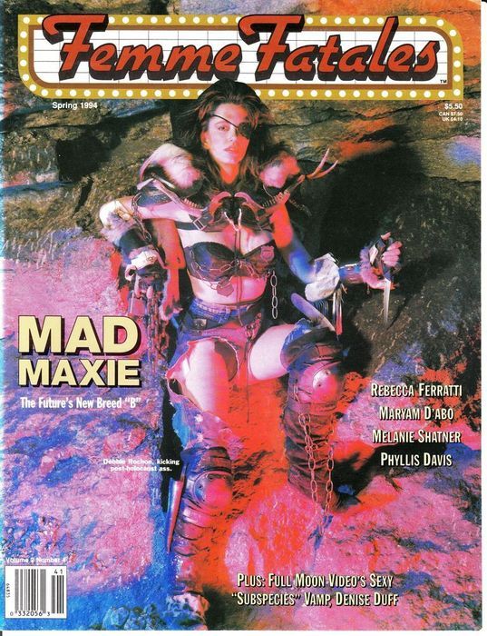 FEMME FATALES magazine side cover  Vol 2 #4  1994