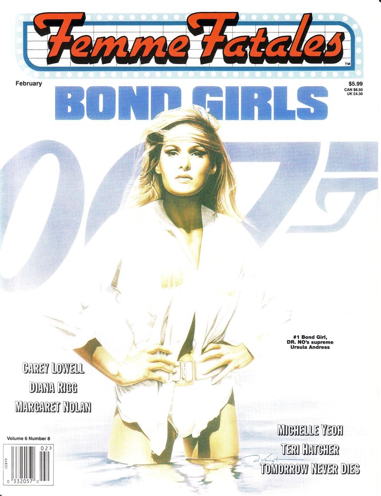 FEMME FATALES magazine side cover  Vol 6 #08  1998