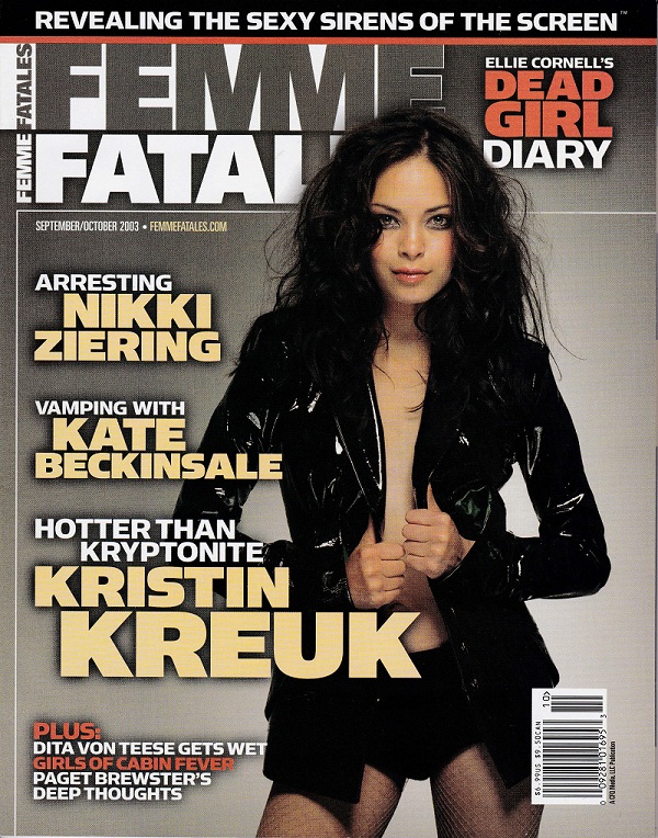 FEMME FATALES (NEW) magazine side cover Issue 105 Vol 12 #4 September/October 2003