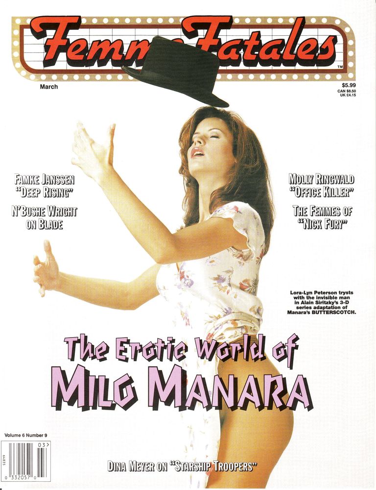 FEMME FATALES magazine side cover  Vol 6 #09  1998