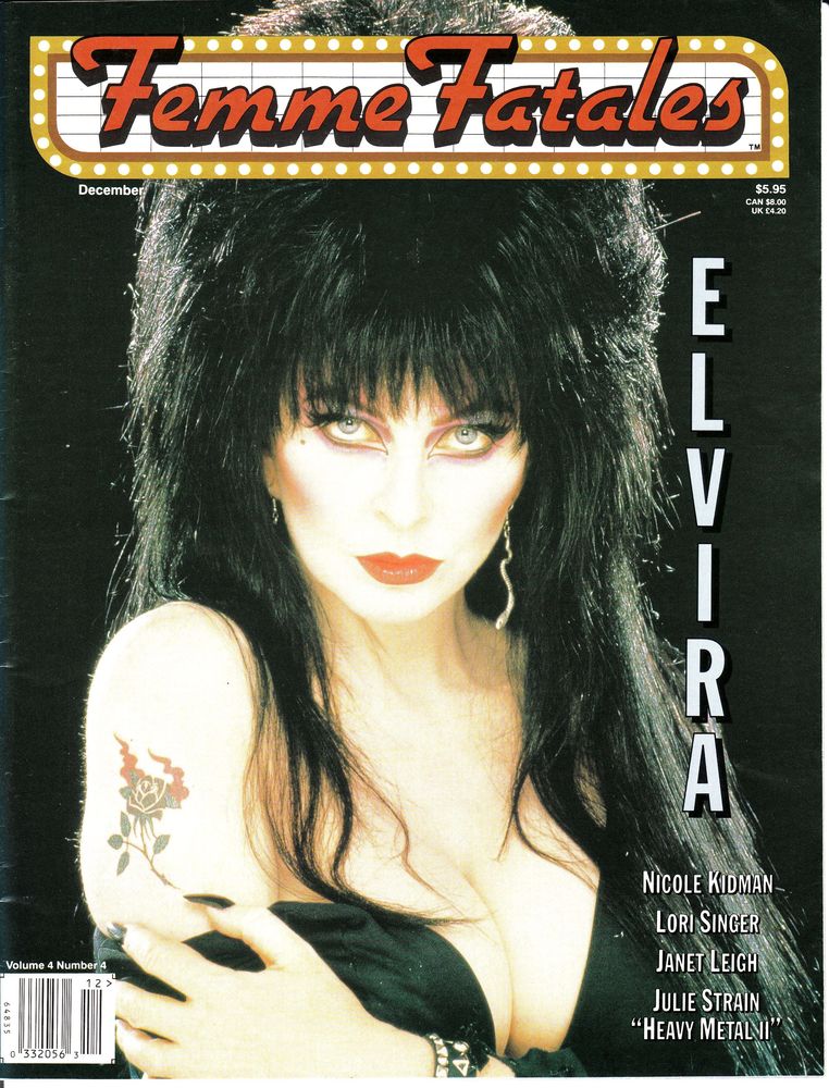 FEMME FATALES magazine side cover  Vol 4 #4  1995