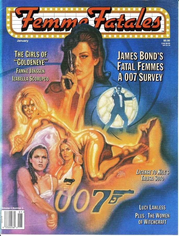 FEMME FATALES magazine side cover  Vol 4 #5  1996