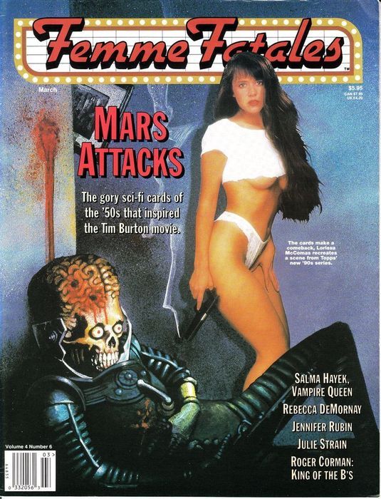 FEMME FATALES magazine side cover  Vol 4 #6  1996