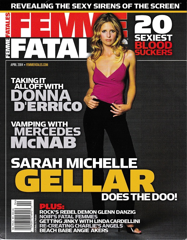 FEMME FATALES (NEW) magazine side cover Issue 109 Vol 13 #3 March/April 2004