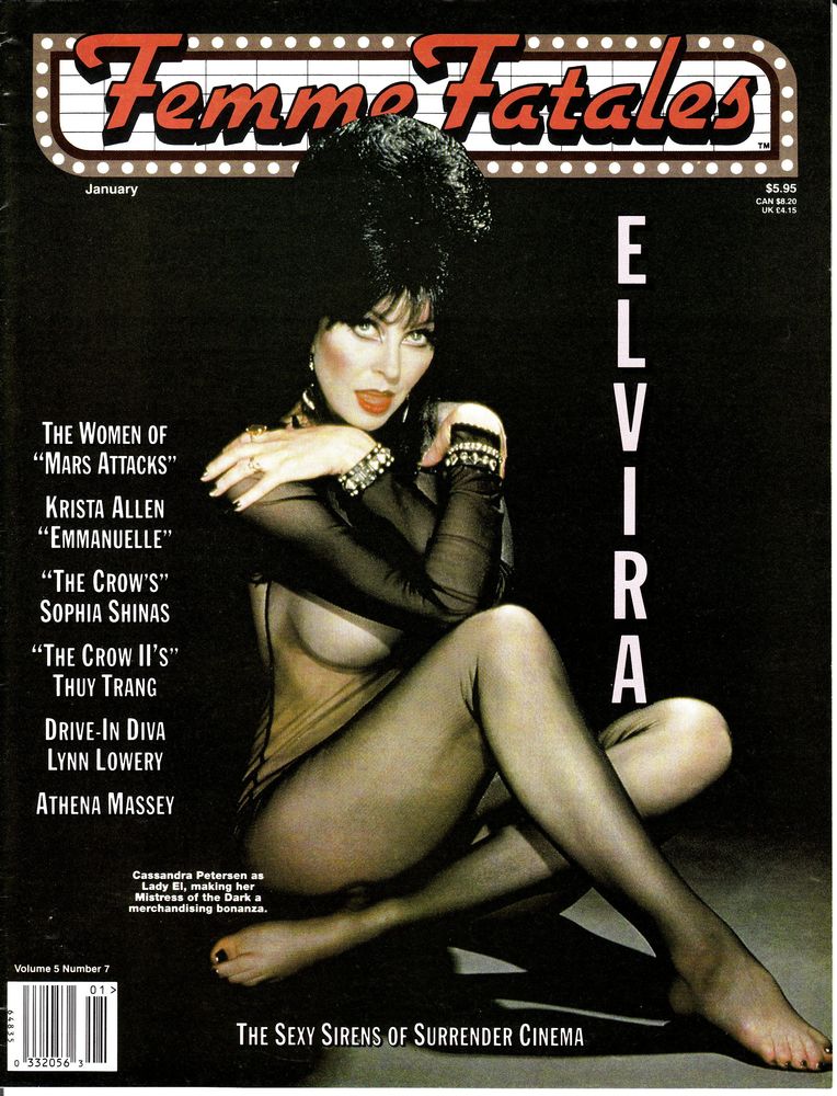 FEMME FATALES magazine side cover  Vol 5 #07  1997