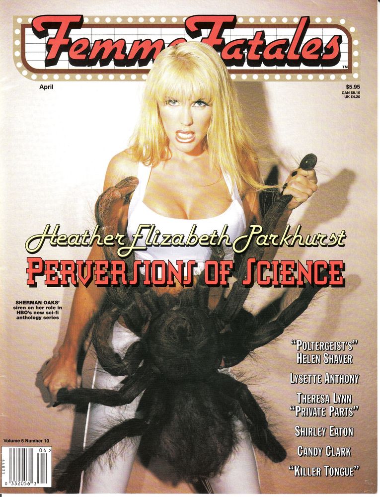 FEMME FATALES magazine side cover  Vol 5 #10  1997