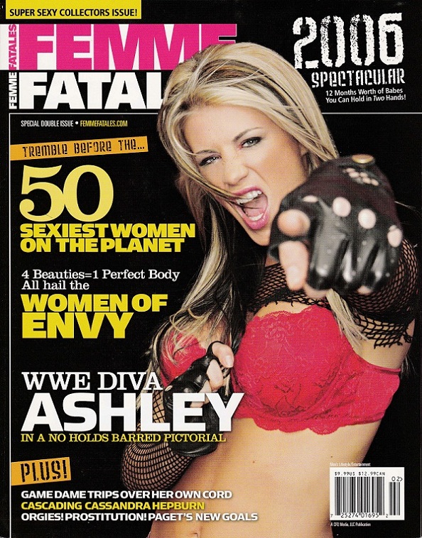 FEMME FATALES (NEW) magazine side cover Issue 122 Vol 15 #1/2 March/April 2006