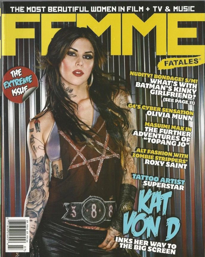 FEMME FATALES (NEW) magazine side cover Issue 131 Vol 17 #3 2008