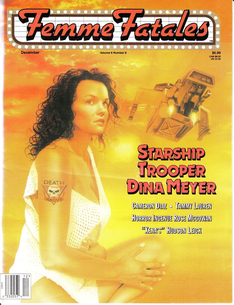 FEMME FATALES magazine side cover  Vol 6 #6  1997