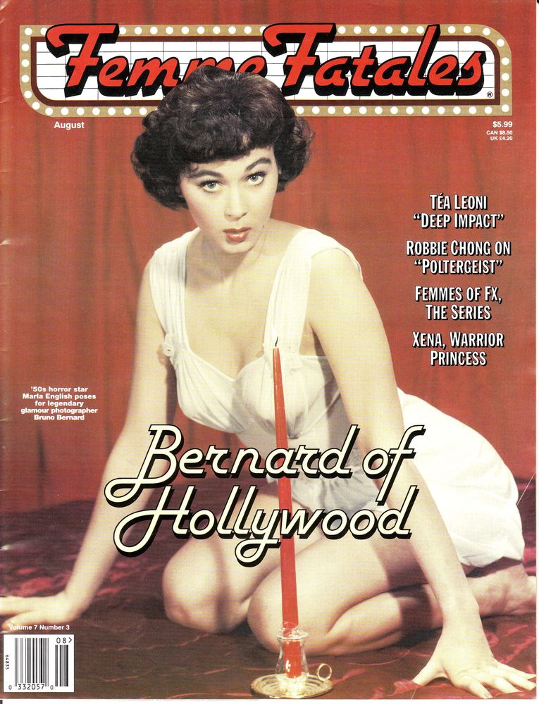 FEMME FATALES magazine side cover  Vol 7 #3  1998