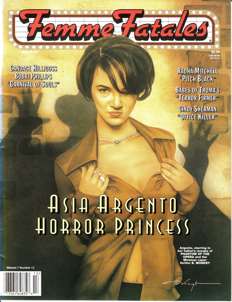 FEMME FATALES magazine side cover  Vol 7 #13  1999