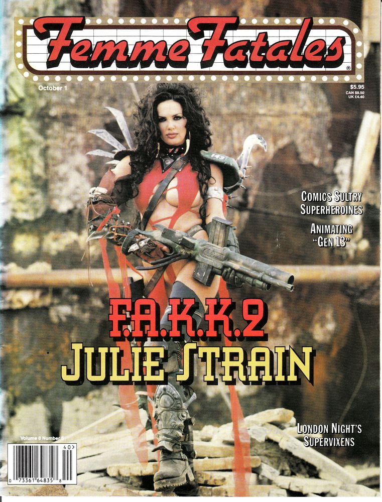 FEMME FATALES magazine side cover  Vol 8 #5  1999