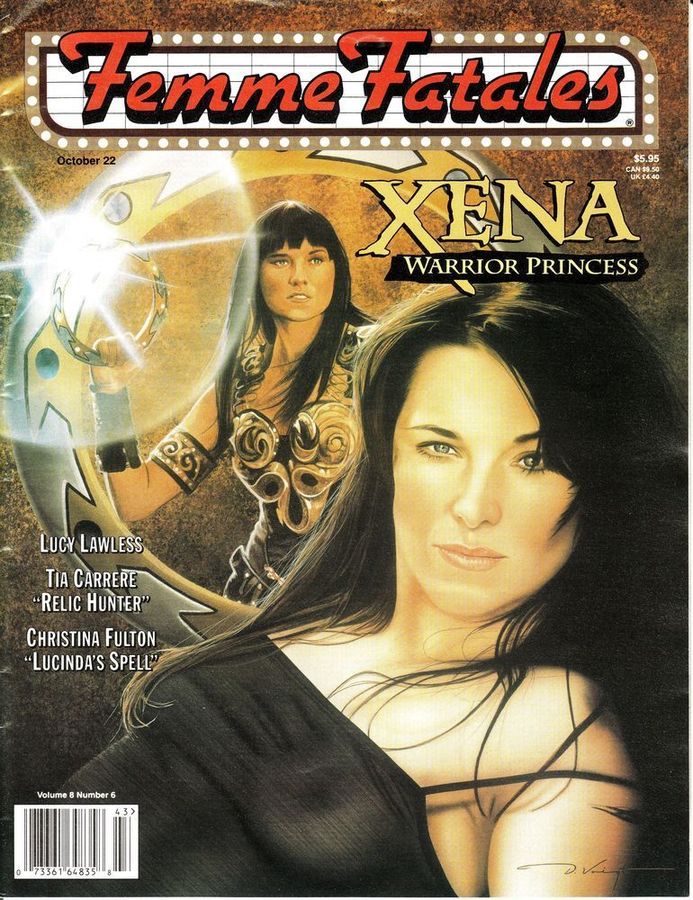 FEMME FATALES magazine side cover  Vol 8 #6  1999