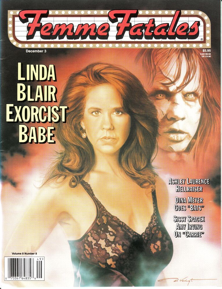 FEMME FATALES magazine side cover  Vol 8 #8  1999