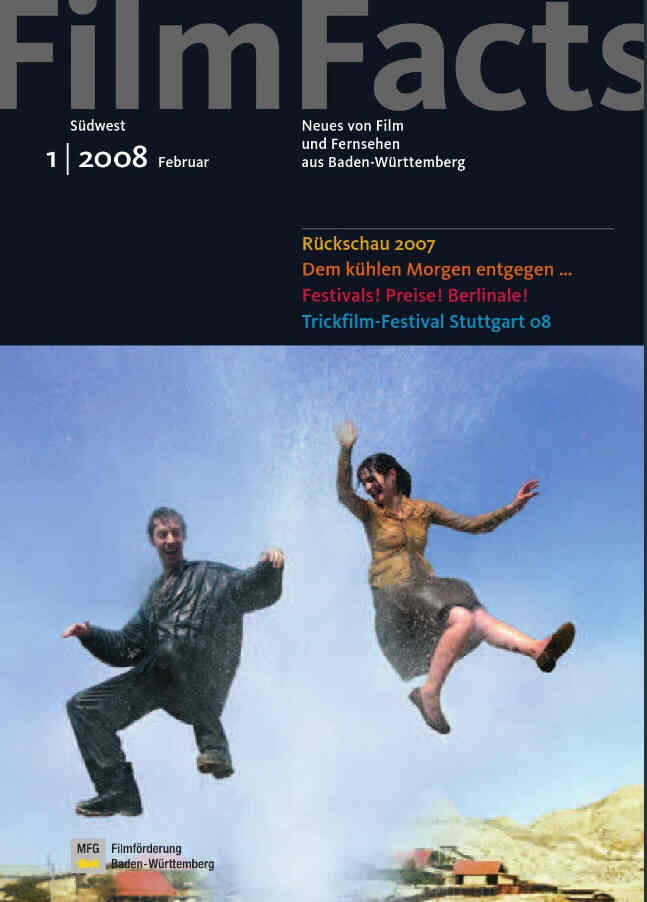 FILMFACTS (GERMANY) magazine side cover Issue 1 February 2008