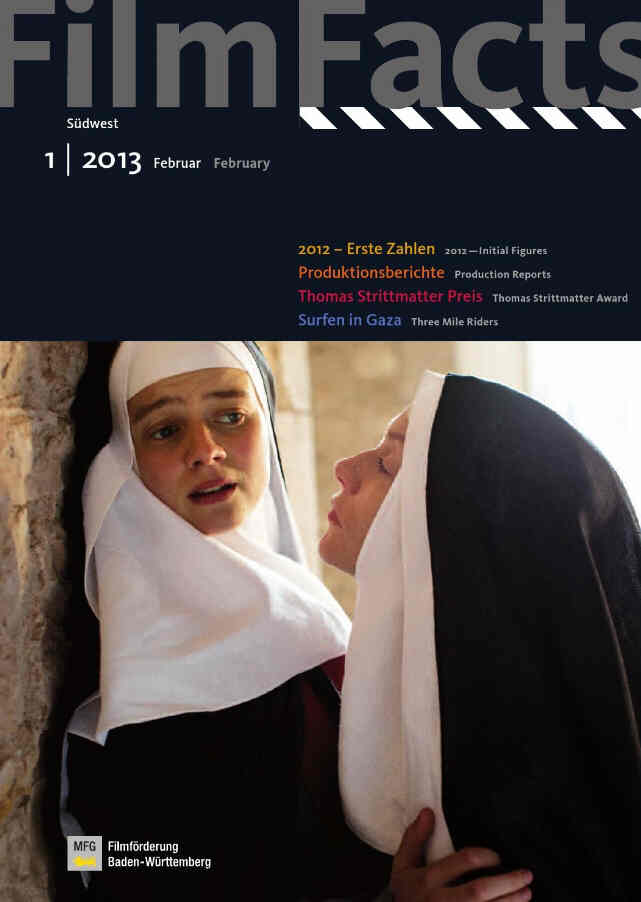 FILMFACTS (GERMANY) magazine side cover Issue 1 February 2013