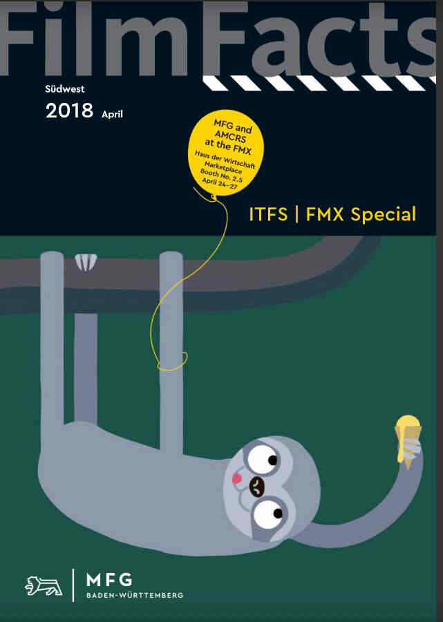 FILMFACTS (GERMANY) magazine side cover  April 2018