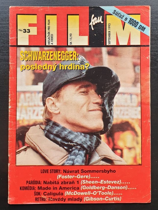 FILM FAN magazine side cover Issue 33  September 1993