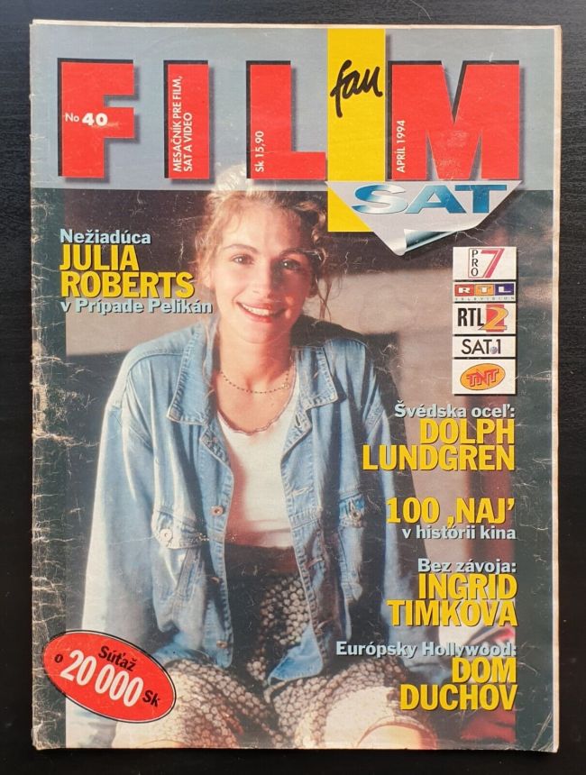 FILM FAN magazine side cover Issue 40  April 1994
