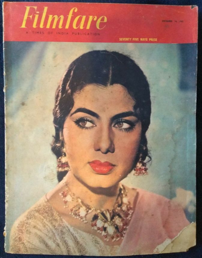FILMFARE magazine side cover 14 December 1962