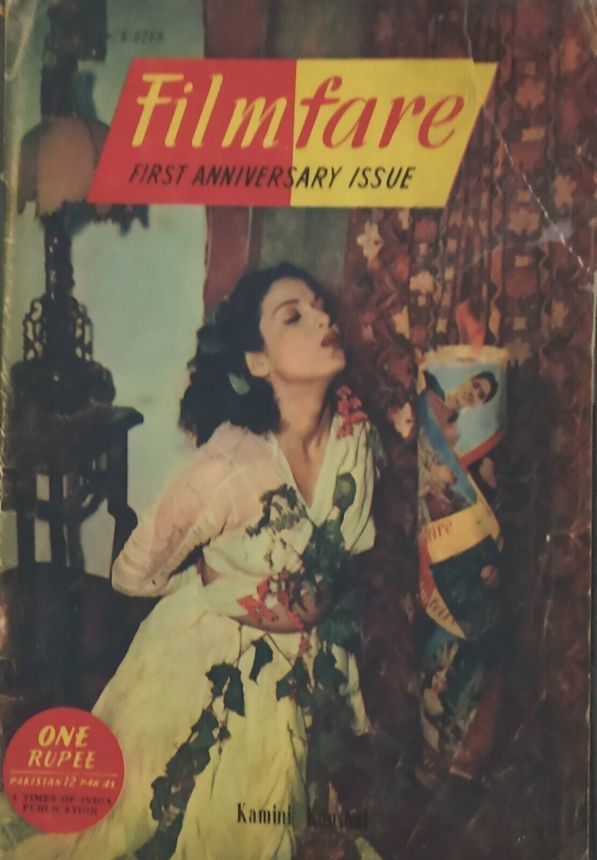 FILMFARE magazine side cover 6 March 1953