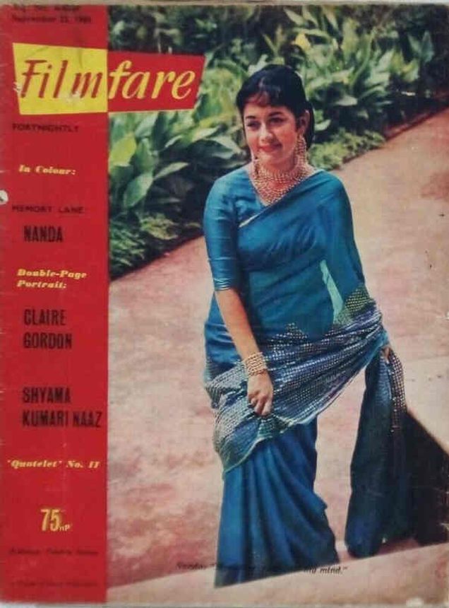 FILMFARE magazine side cover 23 September 1960