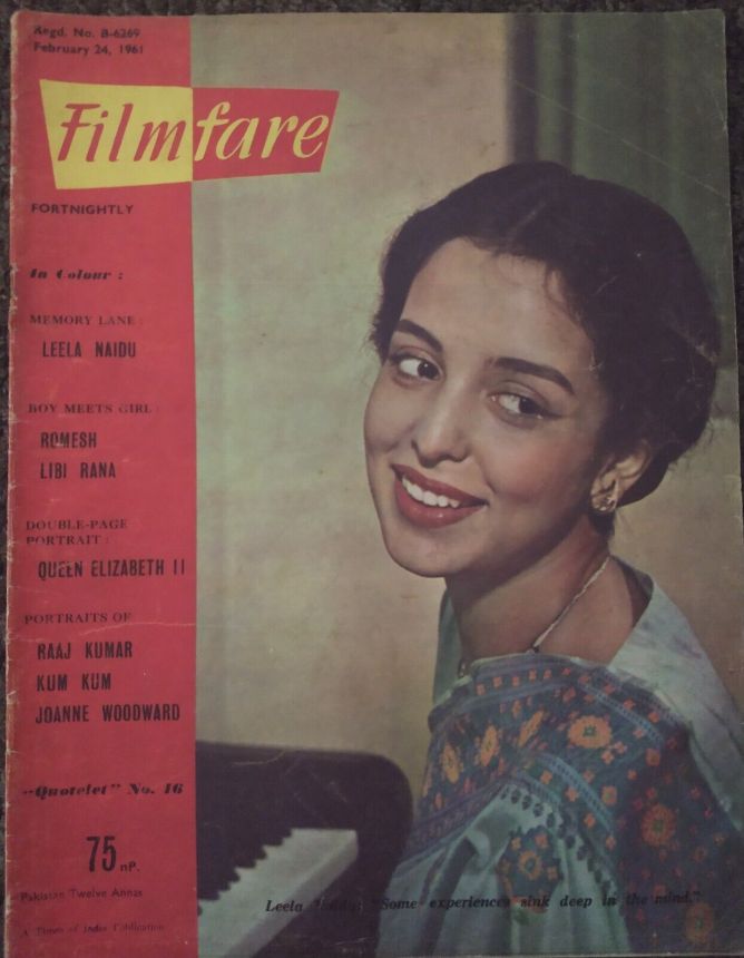 FILMFARE magazine side cover 24 February 1961