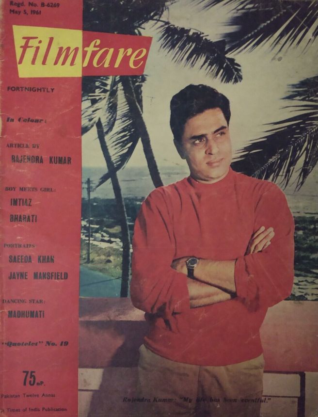 FILMFARE magazine side cover 5 May 1961